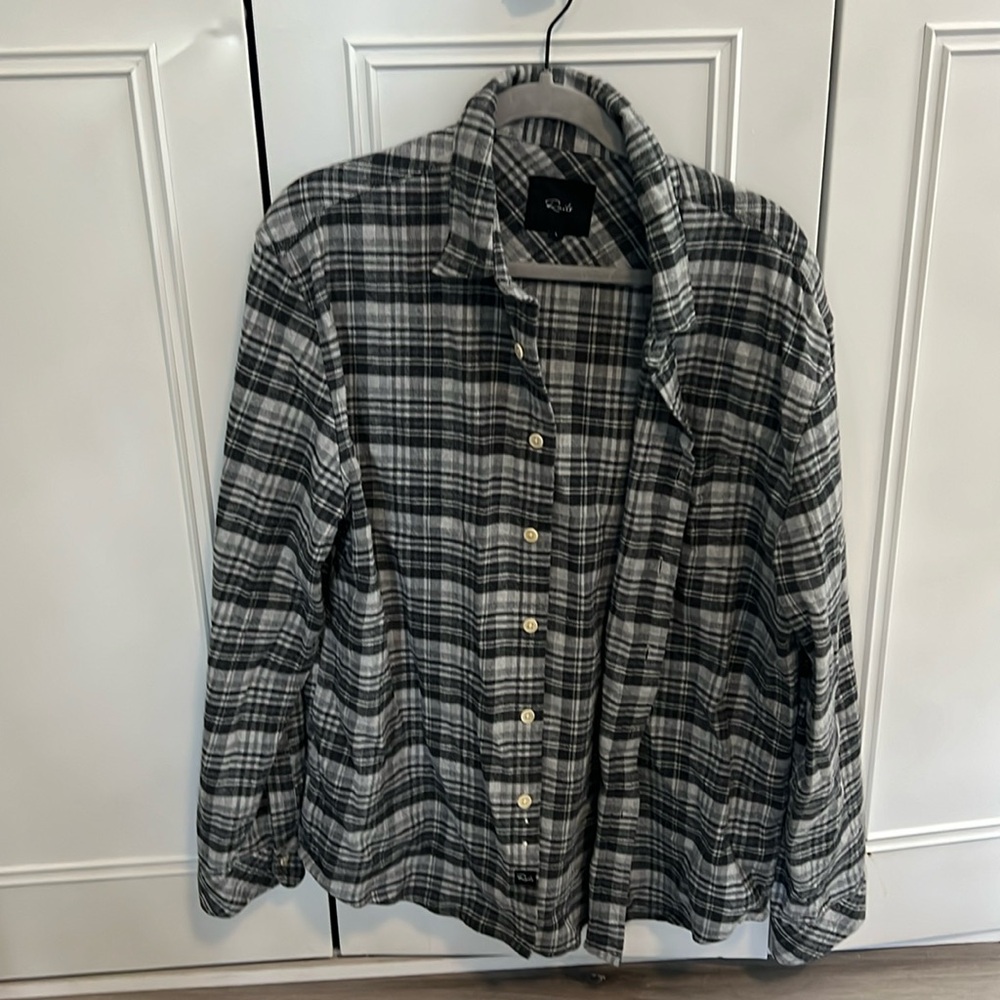 Rails Flannel in Grey